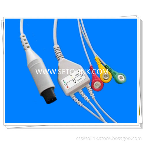 ECG Cable with 3/5 Leads